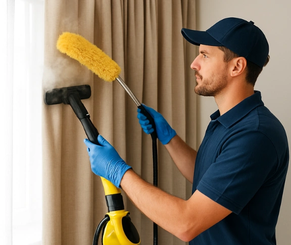 Trusted blind cleaning technician Matty Curtain Cleaning koonawarra-nsw QLD